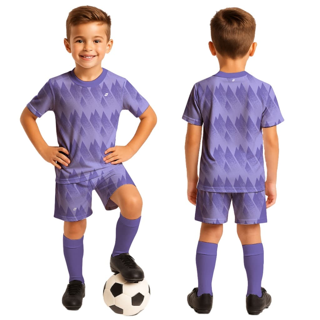 Kit Futebol Infantil Camisa + Calção – Do Tamanho 4 ao 12 | Estampa Divertida e Ideal p/ Crianças