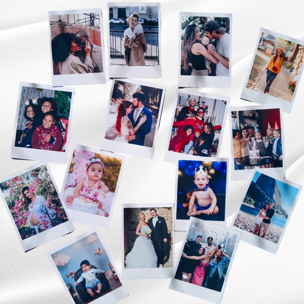 Mini Fotos Retro personalizadas, 60 unidades - lembrancinhas - decorativas - capinha do celular.