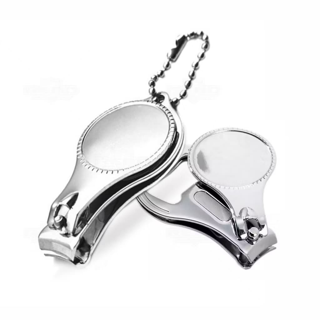 Kit 12/24 Und Chaveiro Cortador de Unhas com Abridor de Garrafas em Aço Inoxidável