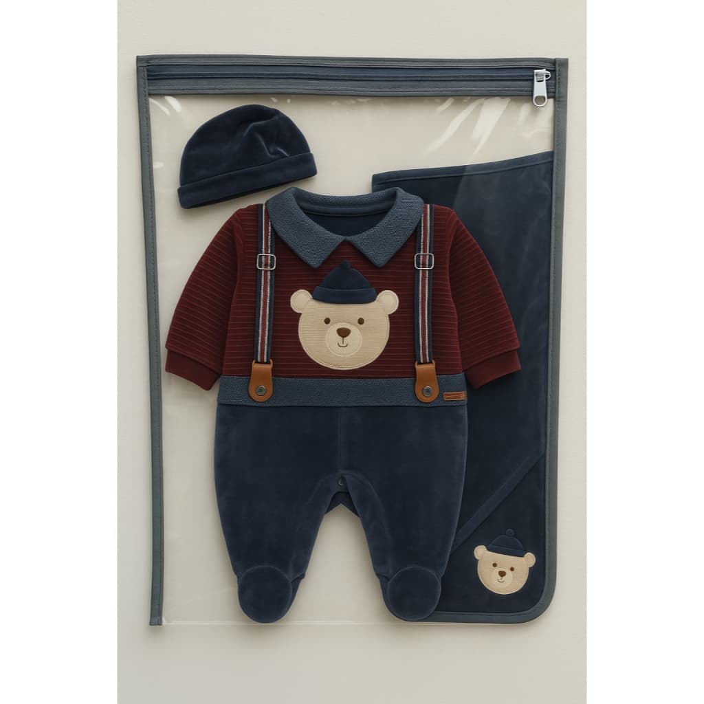 Kit 7 Saquinhos Maternidade Organizador Mala Bebê 27 x 33