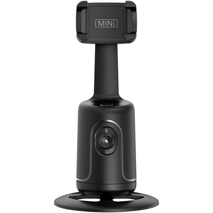 Estabilizador Para Celular Com Rastreamento Facial Automático Rotação 360 Preto Branco Rosa Suporte Gimbal Tripé