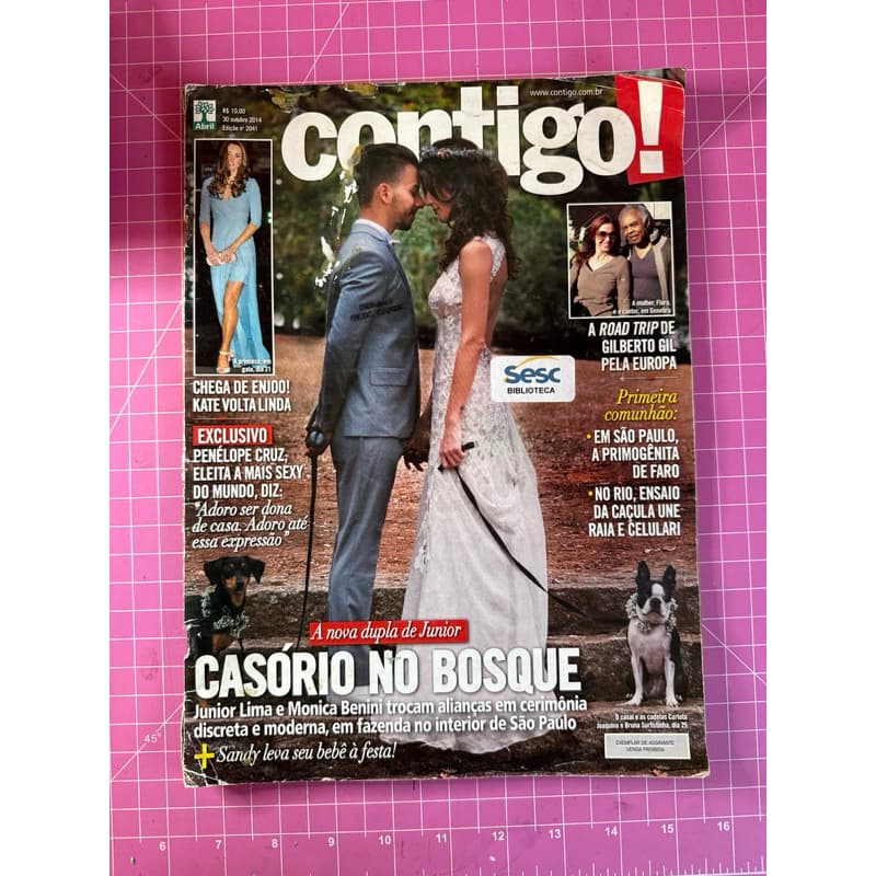 revista contigo casamento junior lima e monica benini