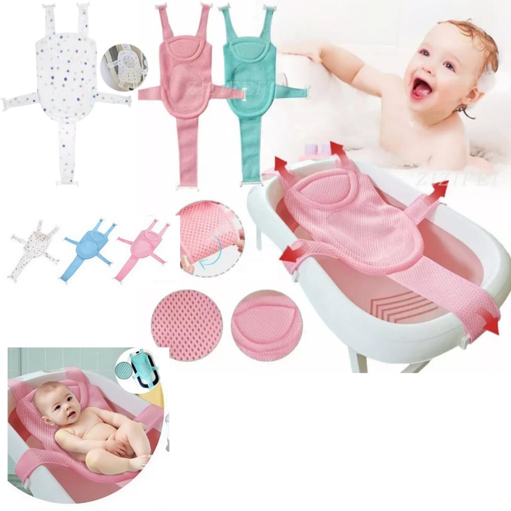 rede de proteção apoio para banho bebe banheira com trava de segurança