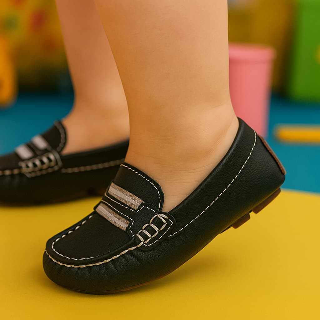 Mocassim Infantil Social Masculino Promoção Batizado Bebe Menino Criança Original Mocks Calcados