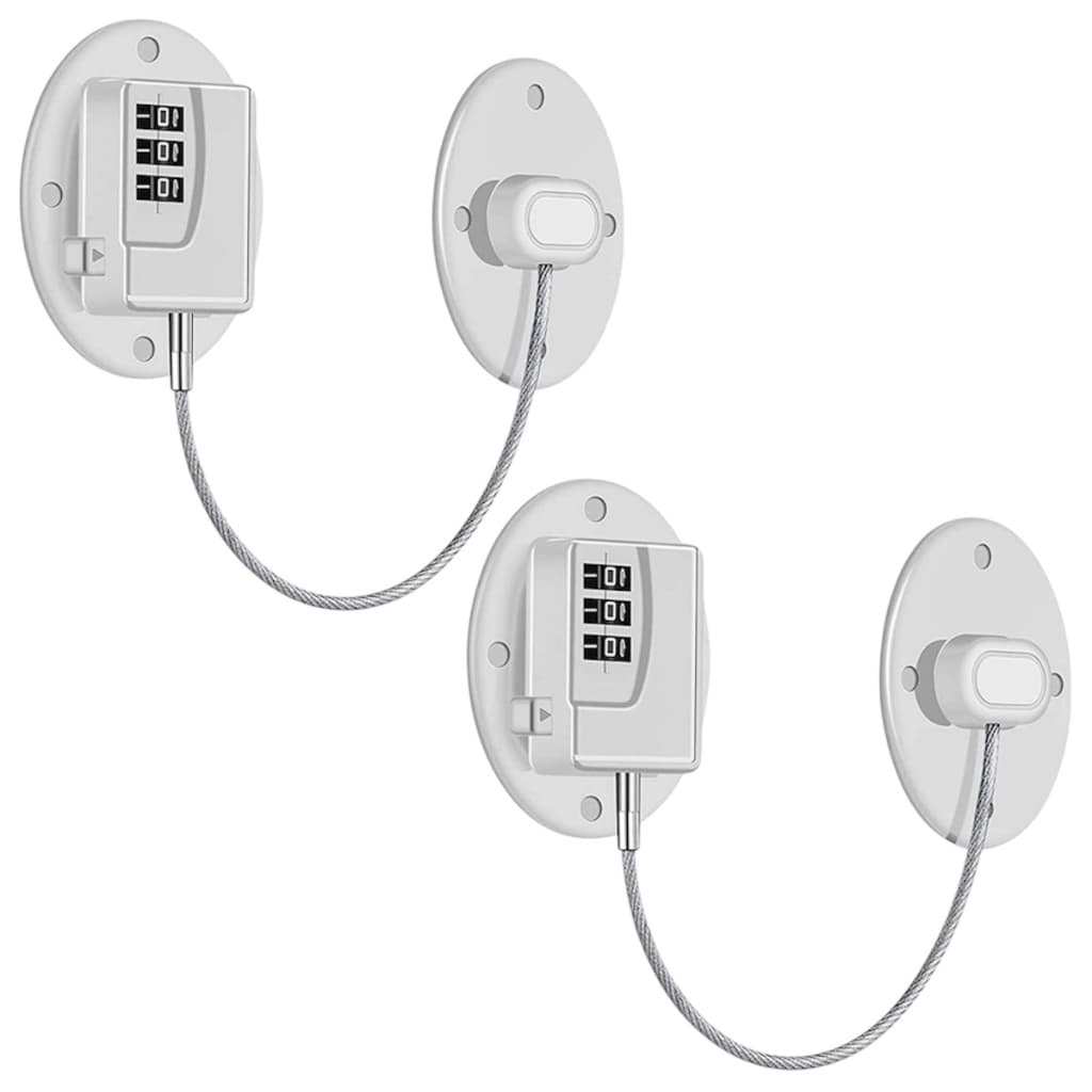 Kit 2 Travas Com Senha Multiuso Segurança Proteção Infantil