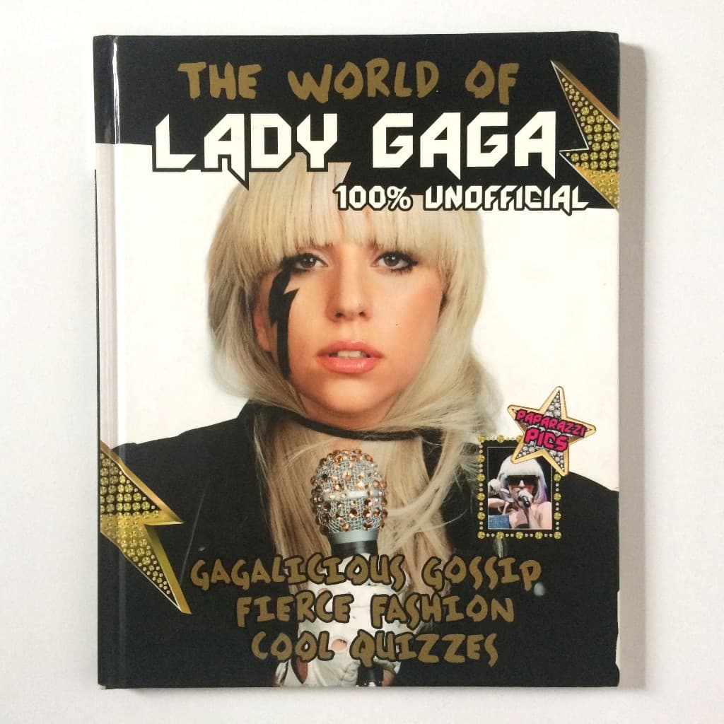 LADY GAGA BOOK THE WORLD OF LADY GAGA 100% UNOFFICIAL CAPA DURA