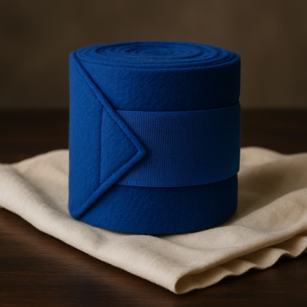 Liga de Descanso e Proteção Azul para Cavalo - PROTEÇÃO EXTRA - Segurança Conforto Qualidade