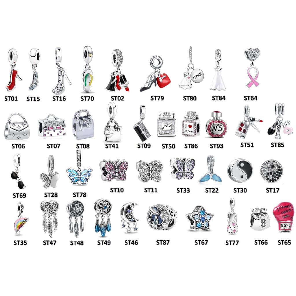 Berloques Estilo de Vida  em Prata 925