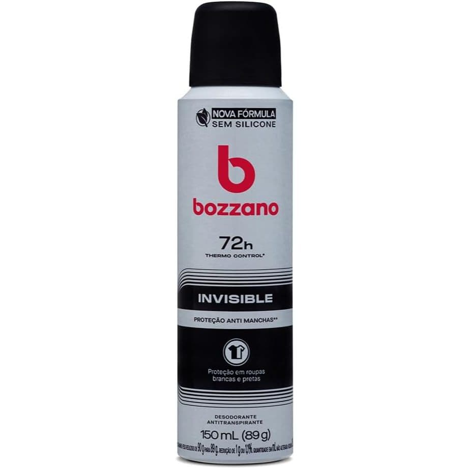 Desodorante Antitranspirante Bozzano Aerossol Invisible Com 150ml