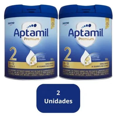 Leite Aptamil 2 800G KIT C/2 LATAS
