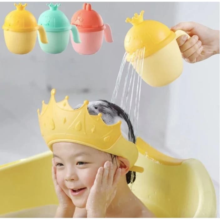 Copo De Chuveiro Para Bebês Crianças Infantil Banho Lavagem De Cabelo