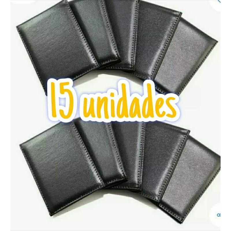 Carteira masculina Slim Kit Com 15 Unidades