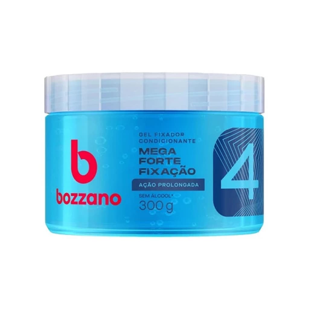 Gel Fixador Cabelo Condicionante Fator 4 Mega Bozzano 300g