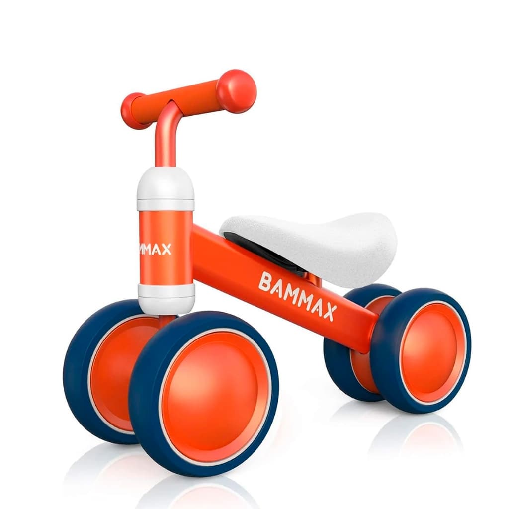 Bicicleta De Equilíbrio 4 Rodas Infantil Andador Sem Pedal Criança Balance Bammax bebê
