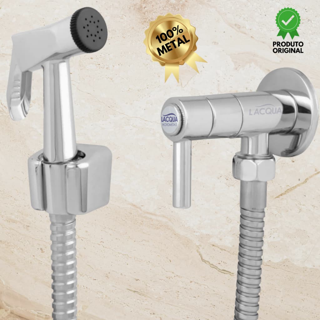 Ducha Higiênica Luxo em Metal 100% para Lavabo/Banheiro