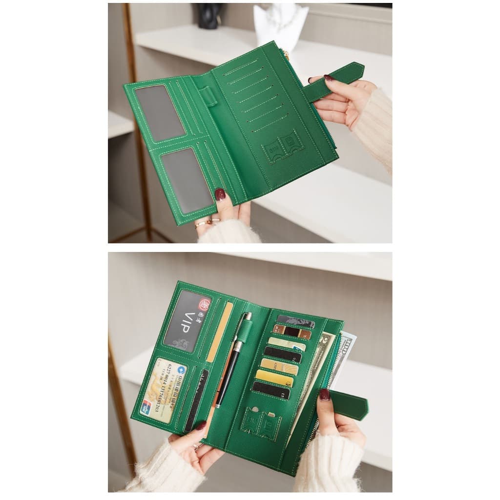 R RFID Bolsa para documentos Porta-passaporte Carteira Presentes para o Dia das Mães