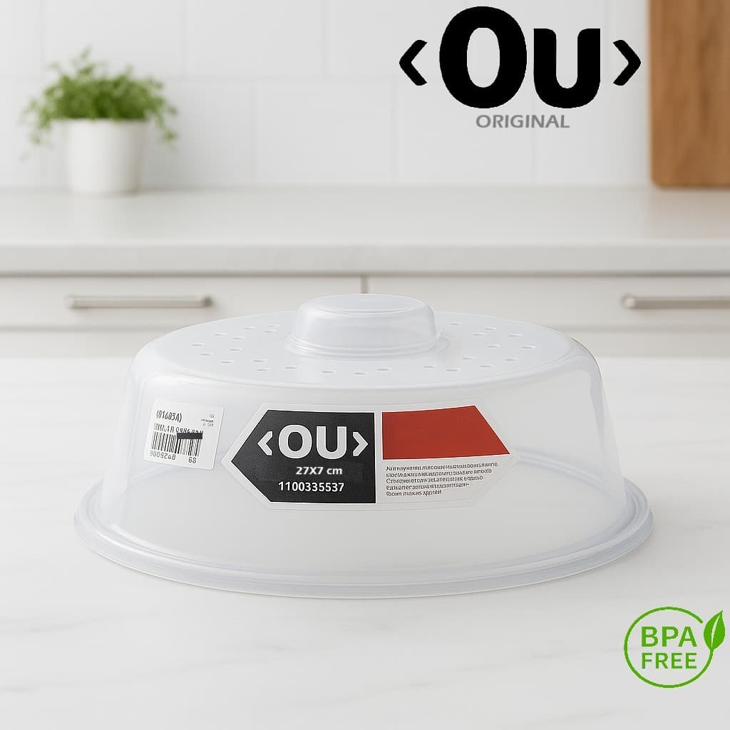Tampa Para Microondas Protetora Alimentos Eletrolux Brastemp Anti Sujeira Respingos Bpa Free 27x7 Ou