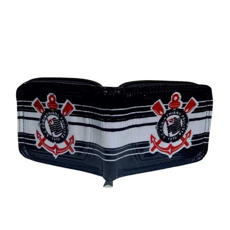 CARTEIRA MASCULINO  DO CORINTHIANS ( FECHO ZIPER )