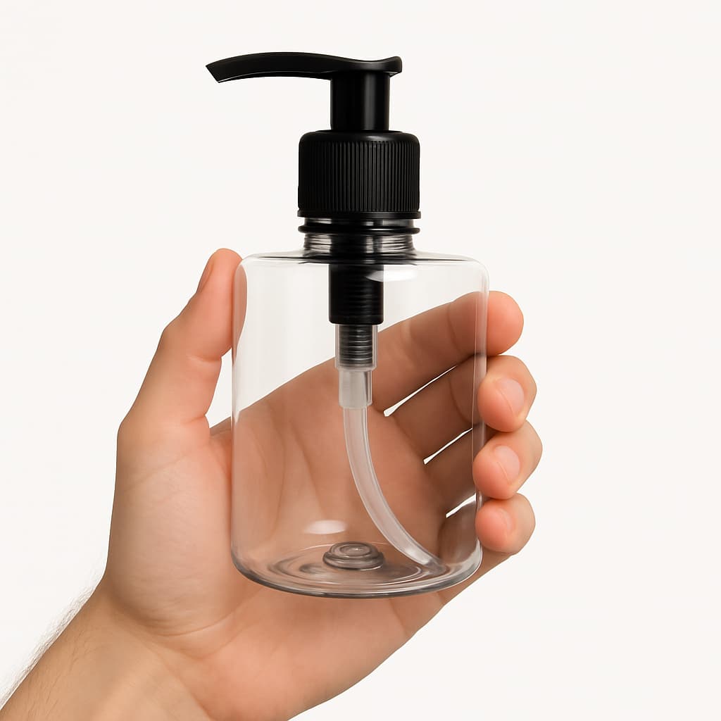 Embalagem Frasco Saboneteira Liquido 250ml Reto Luxo 10un