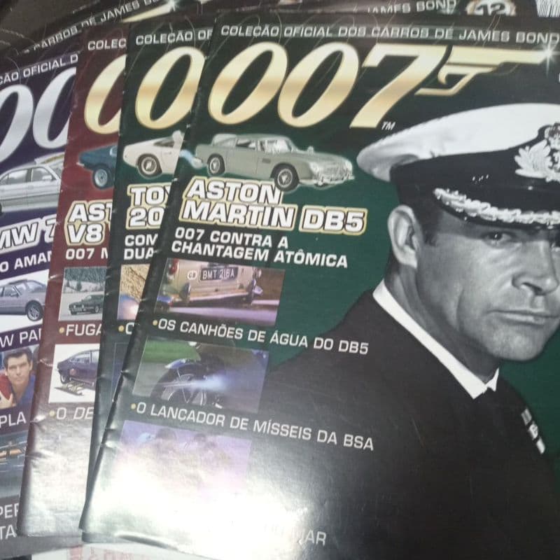 Revista - Coleção oficial os carros de james bond