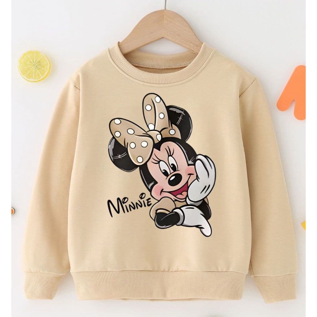 Moletom Estampado Infantil de Algodão Tecido Macio e Durável