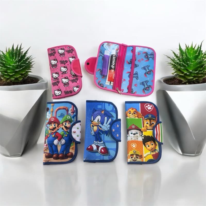 Porta escova/pasta de dentes, necessaire creche