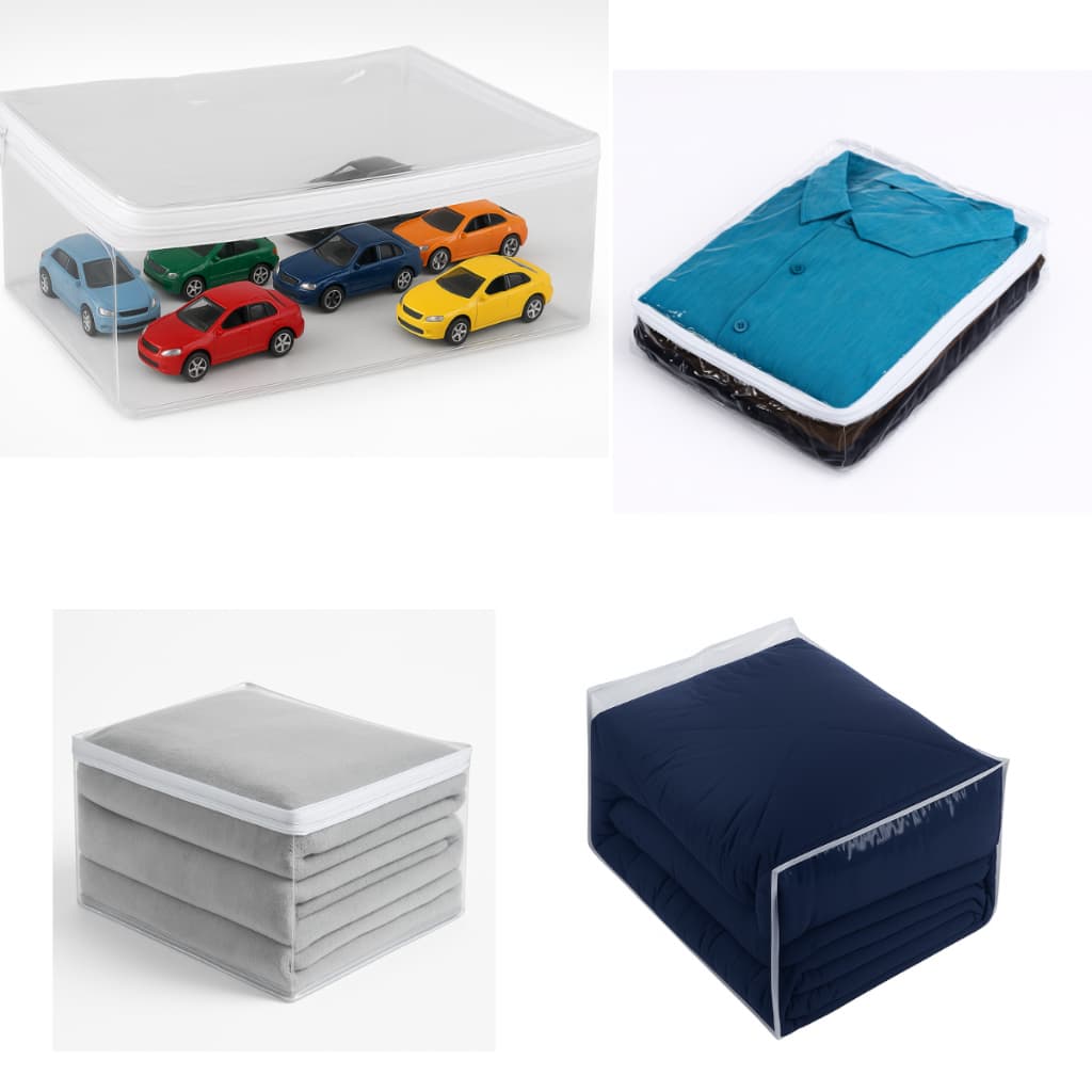 Saco Embalagem Organizador Multiuso de Pvc Com Zíper PP I  P | M | G I Extra G