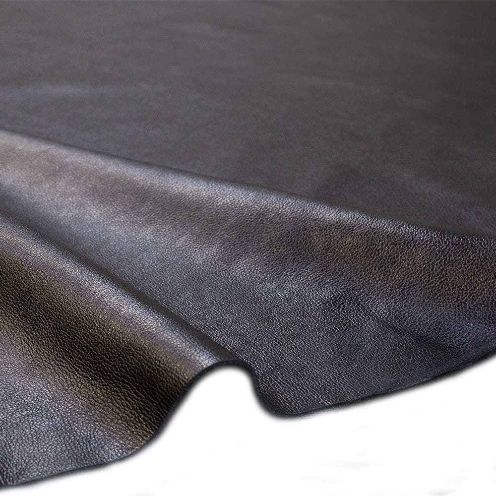 Painel de Couro Genuíno Tipo Floater 50x100cm - 14/16 Linhas - Cor: Preto