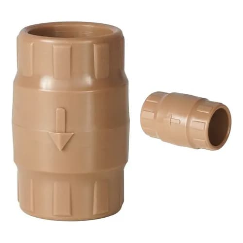 Válvula De Retenção 20mm Soldável Hidráulico Marrom Estrela