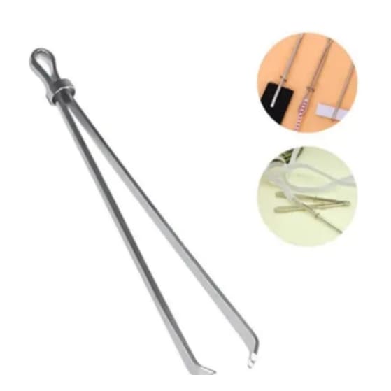 Passador de Elástico Com Garra 8cm Importado