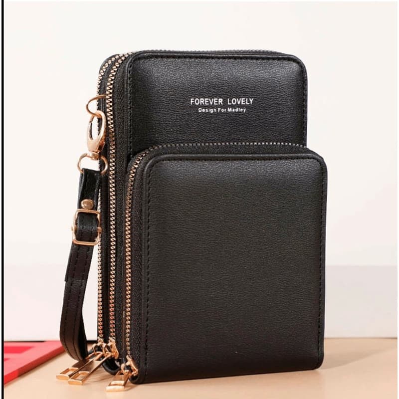 Bolsa Transversal Feminina Porta Celular Compacta Alça Ajustável Estilo Casual