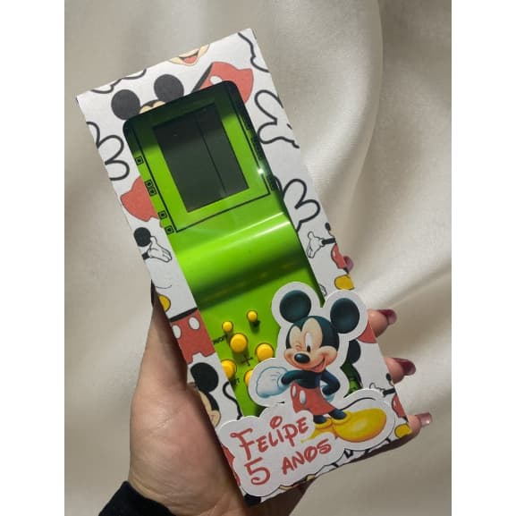 Caixa Personalizada para Mini Game Retrô – Todos os Temas!
