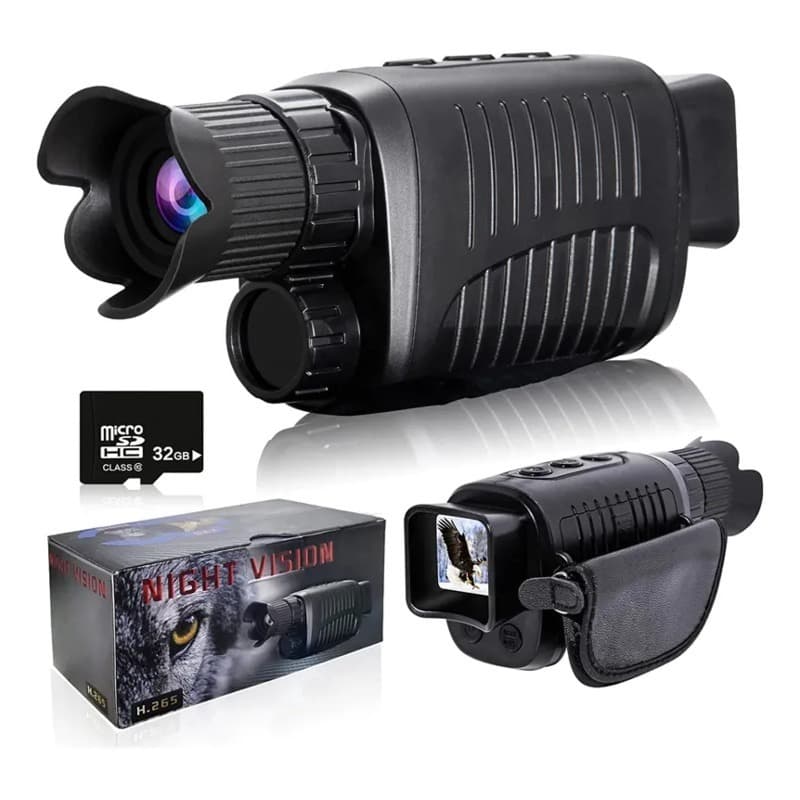 10X Monóculo Noturno Infravermelho Com 800 M De Alcance Monoculo Visão Noturna HD Dispositivo Dual Use Câmera Monocular