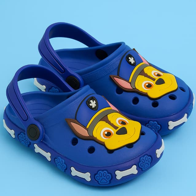 Babuche Infantil Menino Menina Confortavel Calce Fácil Cachorro Divertido Promoção