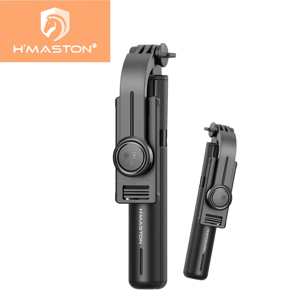 H'maston ZP-23/ZP-24 Bastão De Selfie Tripé Bluetooth Remoto Pau De Selfie Retrátil Celular