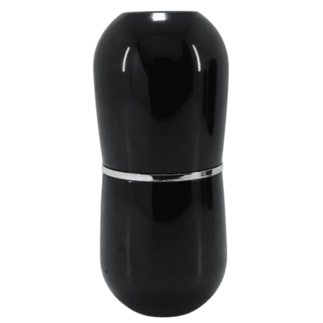 Porta Escovas E Creme Dental Pasta Com Tampa Cromo New Belly Ou