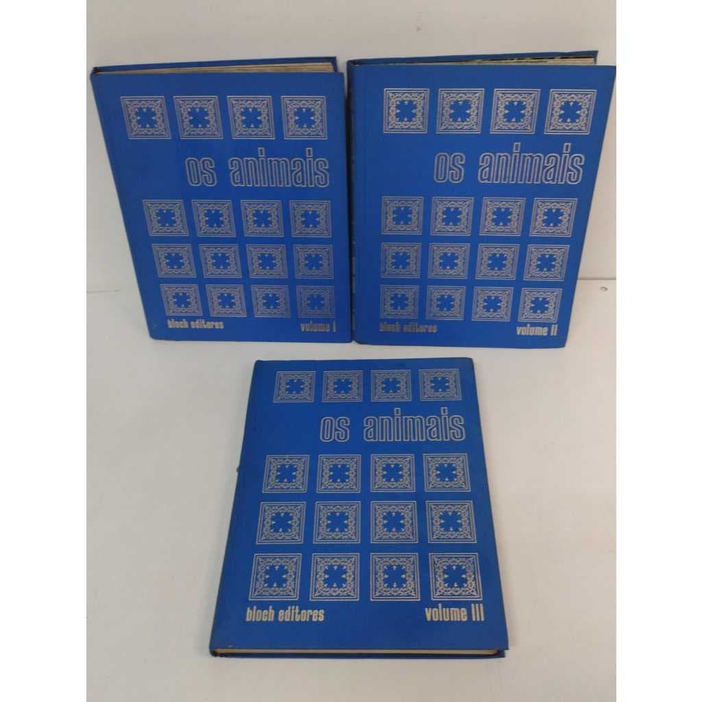Coleção Os Animais (3 volumes) - Autor e Editora: Bloch - A062