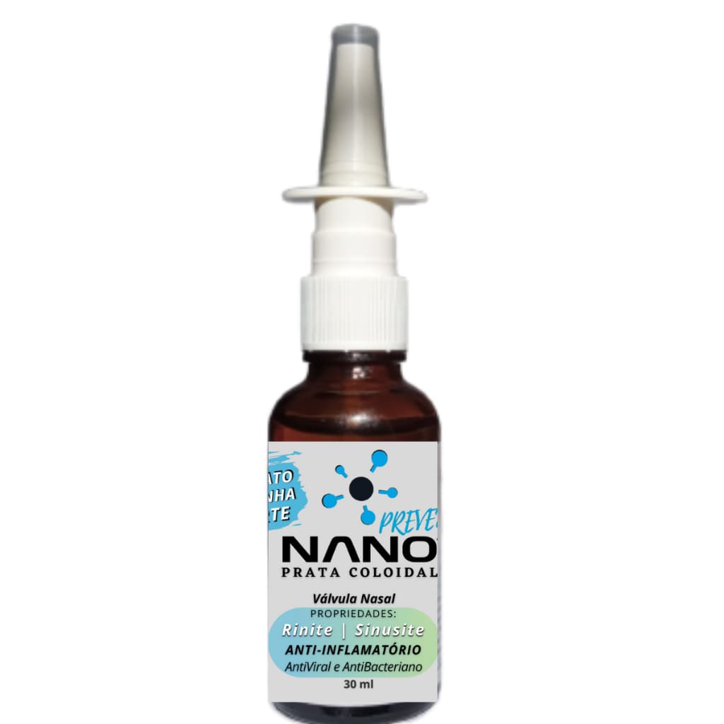 Spray Nasal Prata Coloidal com Buchinha do Norte