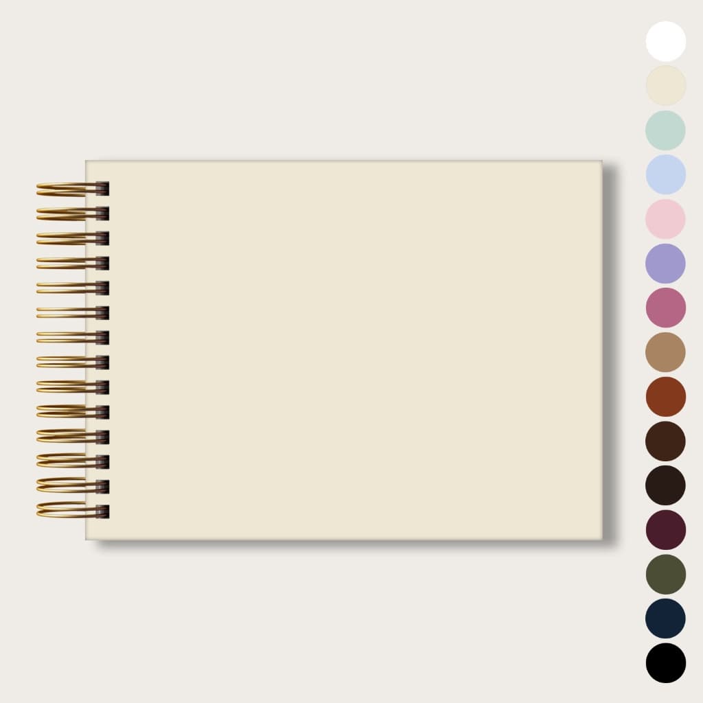 Caderno para Fotos e Scrapbook 25x18,5cm Várias Cores