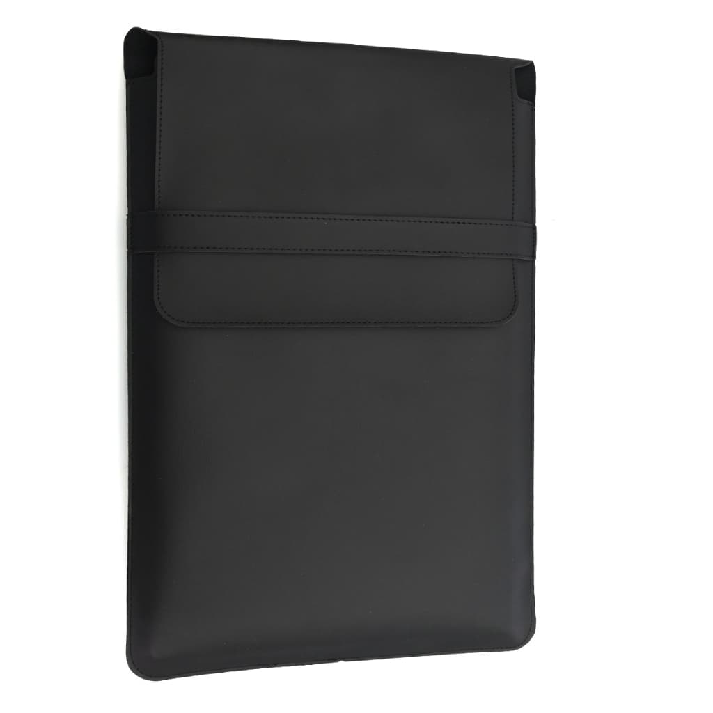 Capa Case Notebook Luvas Pasta Couro Caramelo e Black