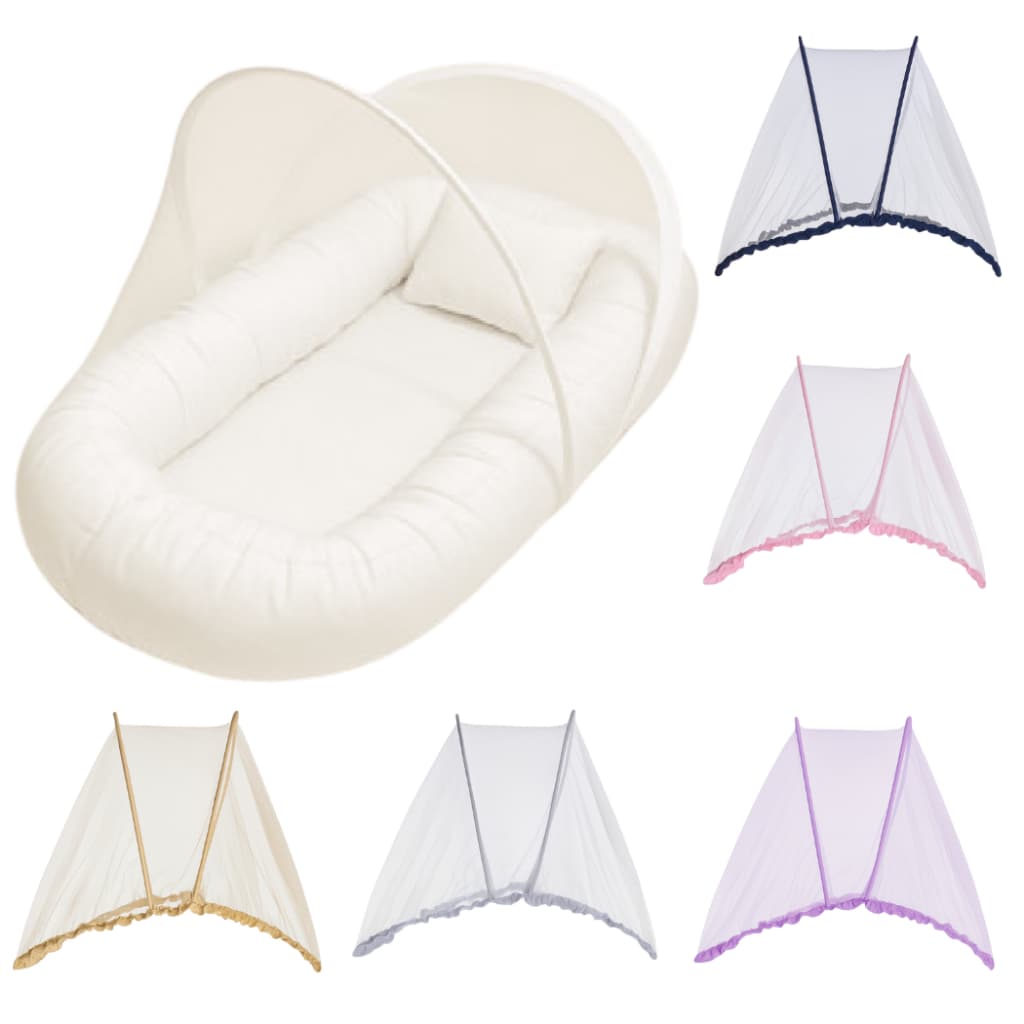 Mosquiteiro Portátil para Ninho Bebê Universal Tule Resistente Anti Insetos