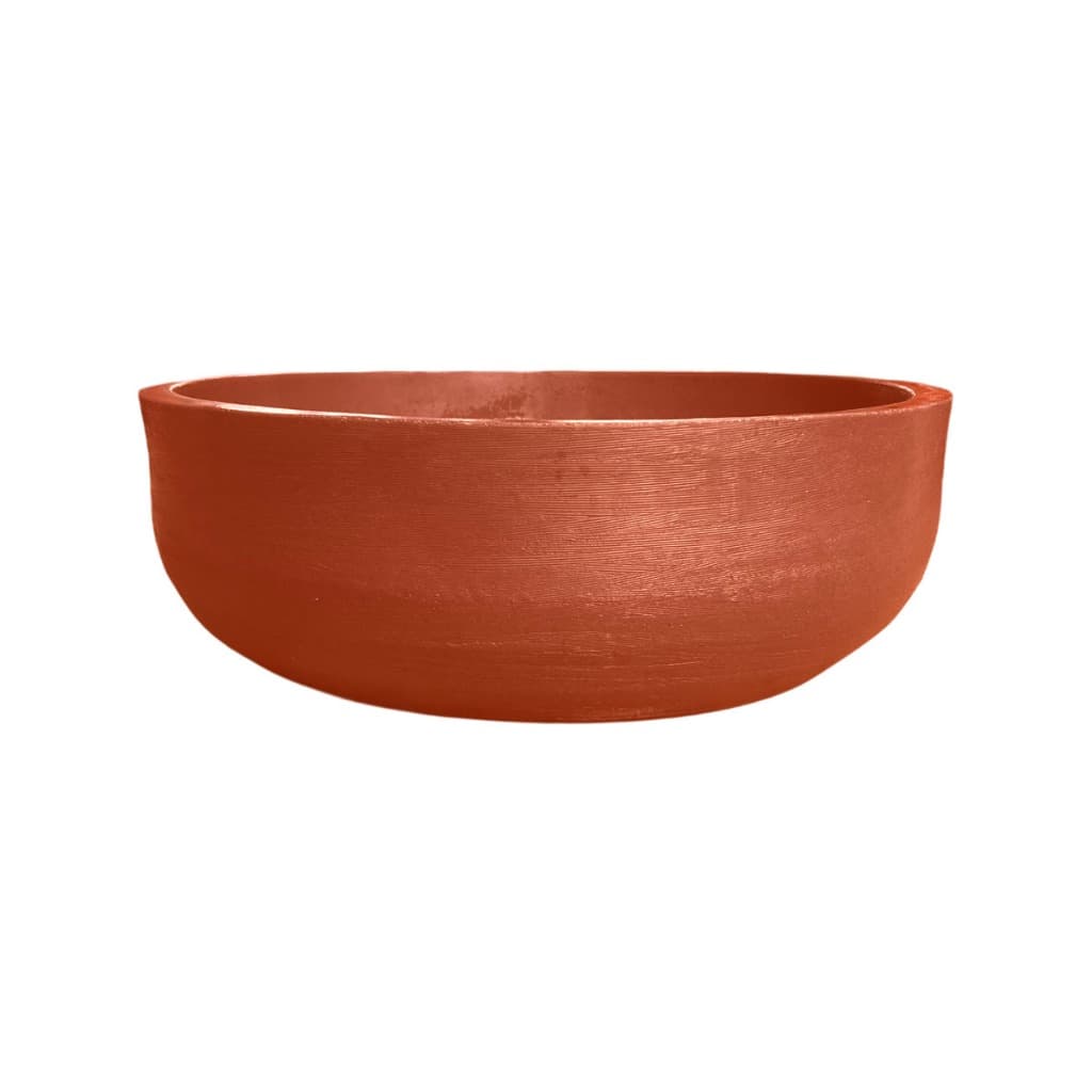 Vaso Planta 55x20 Bacia Cuia Polietileno Leve e Resistente Plantar Horta Rosa do Deserto Zamioculca