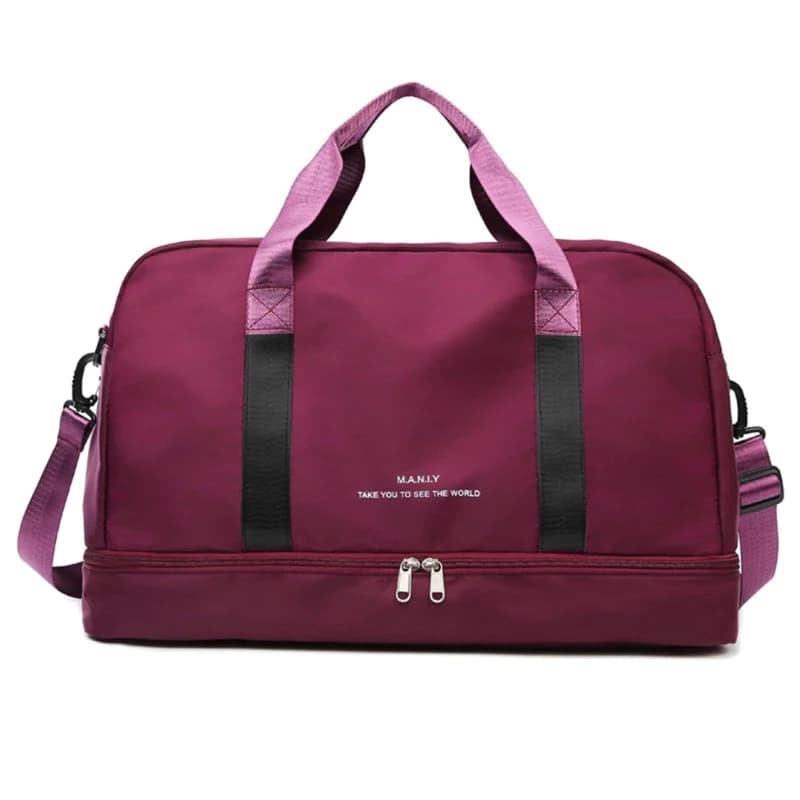 Bolsa De Viagem Sport Com Bolso Impermeável Alça Lateral 30L Capacidade alina