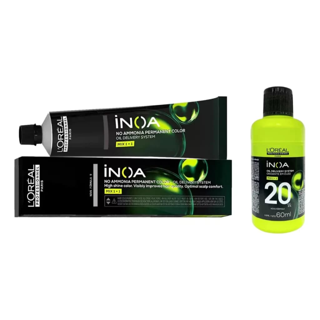 Kit Inoa Loreal Tinta Escolher A Cor + Ox 20vol 60ml