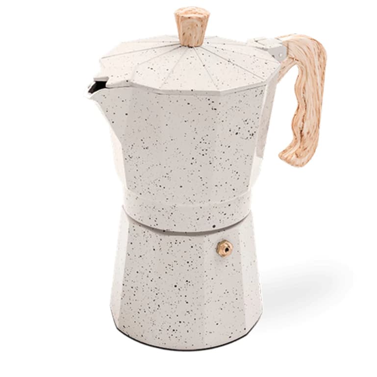 Cafeteira Italiana Brinox 6 xícaras Verona Vanilla