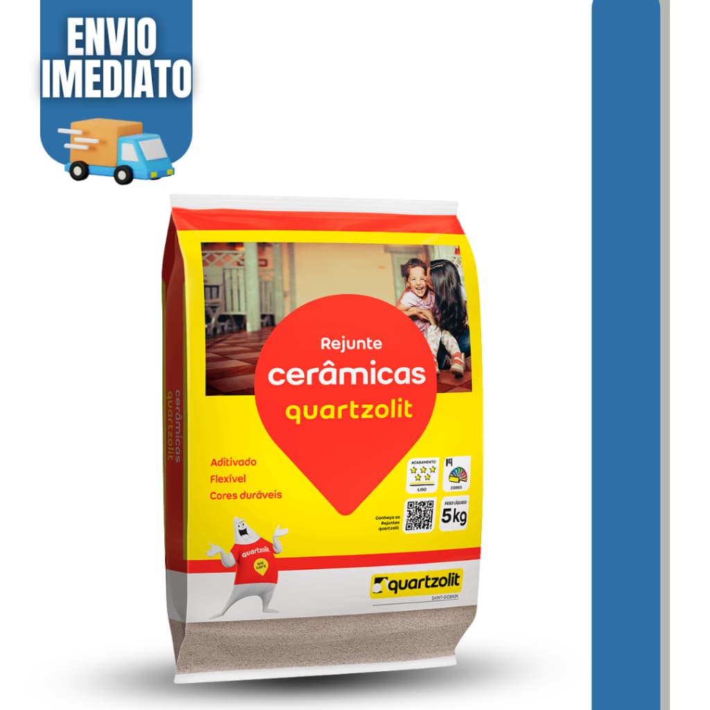 Rejunte Para Ceramica Quartzolit Branco 5 Kg
