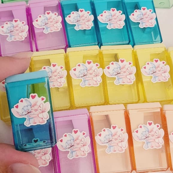 Kit 10 unidades Apontador Personalizado Temas Variados