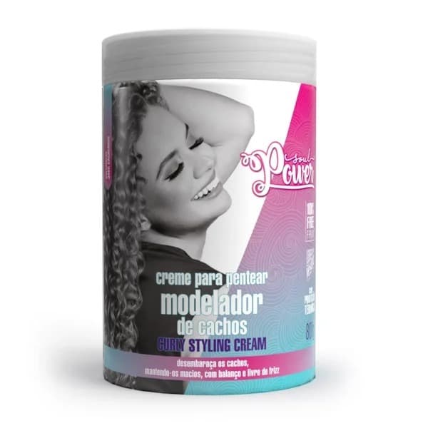 Creme de Pentear Modelador de Cachos Soul Power 800g