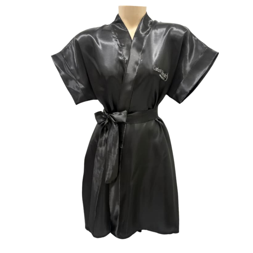 Robe Roupão Kimono Cetim com Elastano Noiva Madrinha Mãe da Noiva Debutante Salão Clínica Estética Personalizado