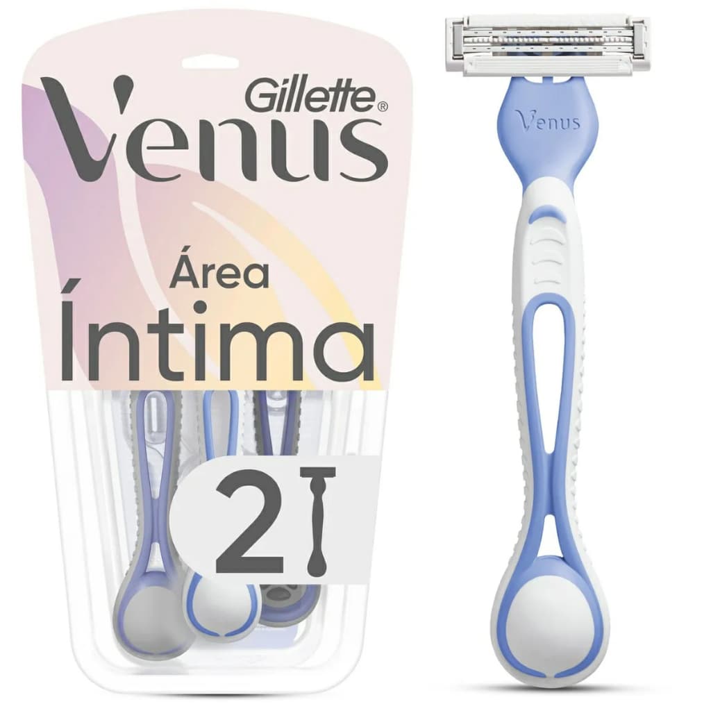 Aparelho De Depilar Gillette Venus Íntima Com 2 Unidades